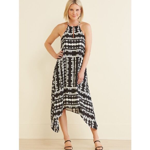 peyton jensen Dresses & Skirts - Black and White Geometric Pattern Dress